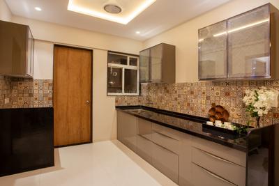 Kitchen Image of 1258 Sq.ft 3 BHK Apartment / Flat for sale in Bramhacorp August Towers, Wadgaon Sheri Pune for Rs. 13810000