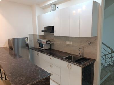 Kitchen Image of 950 Sq.ft 1 BHK Builder Floor for rent in Sector 42 Gurgaon for Rs. 48000