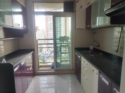 Kitchen Image of 995 Sq.ft 2 BHK Apartment / Flat for rent in Vijay Galaxy, Thane West Thane for Rs. 35000