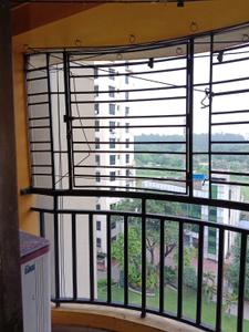 Balcony Image of 1255 Sq.ft 3 BHK Apartment / Flat for rent in Dutta Tower, Industrial Area Durgapur for Rs. 38000