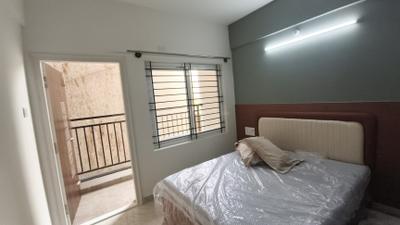 Bedroom Image of 900 Sq.ft 1 BHK Builder Floor for rent in Mahadevapura Bengaluru for Rs. 32500