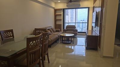 Living Room Image of 1000 Sq.ft 2 BHK Apartment / Flat for rent in DLH Leo Tower, Andheri West Mumbai for Rs. 120000