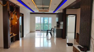 Living Room Image of 1730 Sq.ft 3 BHK Apartment / Flat for rent in Aparna Zenon, Puppalaguda Hyderabad for Rs. 70000