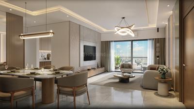 Living Room Image of 930 Sq.ft 2 BHK Apartment / Flat for sale in Shapoorji Pallonji Joyville Hinjawadi I Phase 1, Bhoirwadi Pune for Rs. 8500000