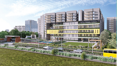 Image of 1650 Sq.ft 3 BHK Apartment / Flat for sale in Hallmark Sunnyside, Manchirevula, Hyderabad for Rs. 16300000