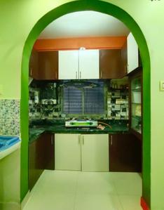 Kitchen Image of 920 Sq.ft 3 BHK Apartment / Flat for sale in Behala Kolkata for Rs. 3000000