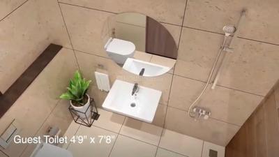 Bathroom Image of 1602 Sq.ft 3 BHK Apartment / Flat for sale in Magarpatta Nova Residency Wing A To B, Mundhwa Pune for Rs. 16700000