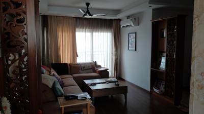 Living Room Image of 1499 Sq.ft 3 BHK Apartment / Flat for rent in Hoysala Infantry Towers, Sanjaynagar Bengaluru for Rs. 71000