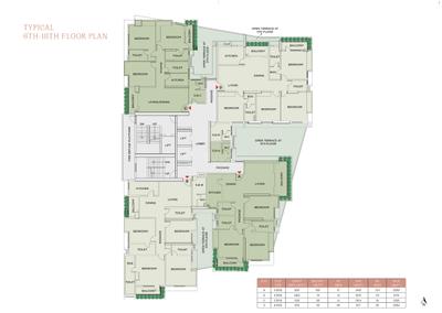 Image of 1311 Sq.ft 3 BHK Apartment / Flat for sale in Nirmala Jade, Lake Town, Kolkata for Rs. 25000000