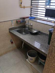 Kitchen Image of 1090 Sq.ft 3 BHK Apartment / Flat for rent in Godrej Eden I, Chandkheda Ahmedabad for Rs. 45000