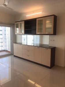 Kitchen Image of 1378 Sq.ft 3 BHK Apartment / Flat for rent in L And T Raintree Boulevard, Sahakara Nagar Bengaluru for Rs. 59000