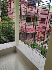 Balcony Image of 1000 Sq.ft 3 BHK Apartment / Flat for rent in Bansdroni Kolkata for Rs. 31000