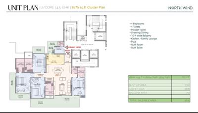 Image of 3750 Sq.ft 4 BHK Apartment / Flat for sale in Northwind Sanctuary, Sector PI, Greater Noida for Rs. 46800000