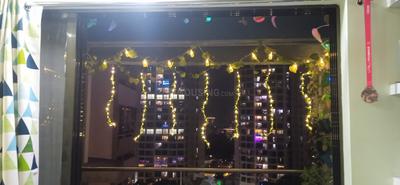 Balcony Image of 656 Sq.ft 2 BHK Apartment / Flat for rent in Unique Greens Building A C And D, Thane West Thane for Rs. 40000