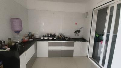 Kitchen Image of 1200 Sq.ft 3 BHK Apartment / Flat for rent in Success Windsor Tower, Ravet Pune for Rs. 35000