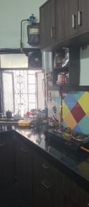 Kitchen Image of 700 Sq.ft 1 BHK Apartment / Flat for rent in Vashi Navi Mumbai for Rs. 32000