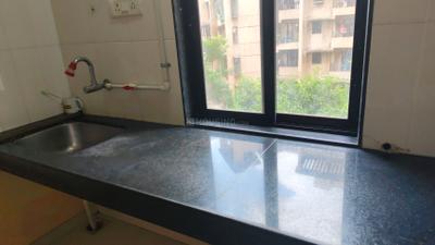 Kitchen Image of 490 Sq.ft 1 BHK Apartment / Flat for rent in Raunak City, Kalyan West Kalyan for Rs. 12000