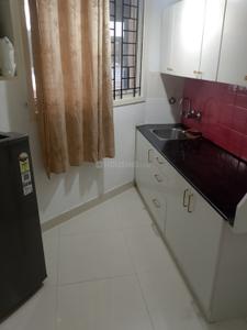 Kitchen Image of 950 Sq.ft 1 BHK Apartment / Flat for rent in Sydney Court, Ashok Nagar Bengaluru for Rs. 65000