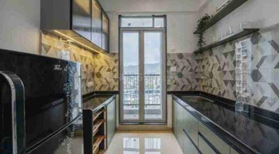 Kitchen Image of 600 Sq.ft 1 BHK Apartment / Flat for sale in Larkins Nest, Kasarvadavali Thane for Rs. 7500000