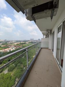 Balcony Image of 650 Sq.ft 2 BHK Apartment / Flat for rent in Godrej The Suites, Jaypee Greens Greater Noida for Rs. 37000