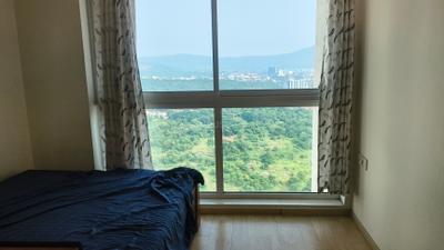 Bedroom Image of 1000 Sq.ft 2 BHK Apartment / Flat for sale in Aurum Q Residences, Ghansoli Navi Mumbai for Rs. 20000000