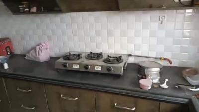 Kitchen Image of 1100 Sq.ft 2 BHK Apartment / Flat for rent in Scheme No 71 Indore for Rs. 20000