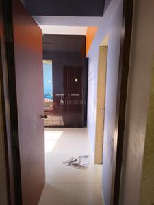 Kitchen Image of 524 Sq.ft 1 BHK Apartment / Flat for rent in Atlantaa Enclave, Shilphata Thane for Rs. 8000