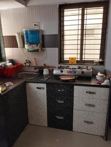 Kitchen Image of 470 Sq.ft 1 BHK Apartment / Flat for sale in Khodiyar Nagar Vadodara for Rs. 1750000