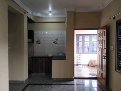 Living Room Image of 600 Sq.ft 1 BHK Independent House for rent in Cox Town Bengaluru for Rs. 18500