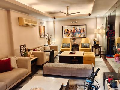 Hall Image of 1900 Sq.ft 3 BHK Builder Floor for rent in Safdarjung Enclave New Delhi for Rs. 160000