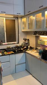 Kitchen Image of 800 Sq.ft 2 BHK Apartment / Flat for rent in Prasun Loreto, Kharadi Pune for Rs. 40000