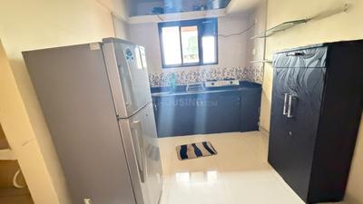 Kitchen Image of 600 Sq.ft 1 BHK Apartment / Flat for rent in Magarpatta Heliconia, Hadapsar Pune for Rs. 32000