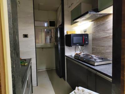 Kitchen Image of 785 Sq.ft 1.5 BHK Apartment / Flat for rent in DB Ozone, Dahisar East Mumbai for Rs. 32000