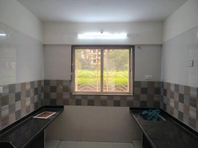 Kitchen Image of 936 Sq.ft 2 BHK Apartment / Flat for rent in Sagar Residency, Kasarvadavali Thane for Rs. 23000
