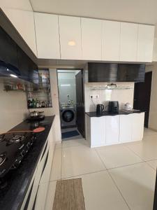 Kitchen Image of 1500 Sq.ft 3 BHK Apartment / Flat for sale in Shreeji Darshanam Crest, Tarsali Vadodara for Rs. 5600000