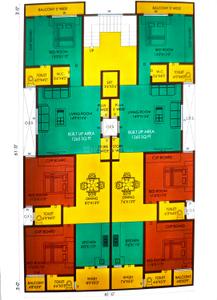 Image of 1300 Sq.ft 3 BHK Apartment / Flat for sale in New Porbandar, Porbandar for Rs. 6500000
