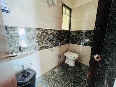 Bathroom Image of 850 Sq.ft 2 BHK Apartment / Flat for rent in Mangalam Signature, Moshi Pune for Rs. 22000