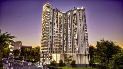 Image of 690 Sq.ft 1 BHK Apartment / Flat for sale in Pridedream Dreams Paradise, Thane West, Thane for Rs. 9400000