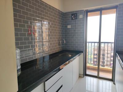 Kitchen Image of 600 Sq.ft 2 BHK Apartment / Flat for rent in Raunak City Sector IV D5, Kalyan West Kalyan for Rs. 18500