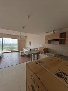Kitchen Image of 710 Sq.ft 1 RK Apartment / Flat for rent in Godrej The Suites, Jaypee Greens Greater Noida for Rs. 30000