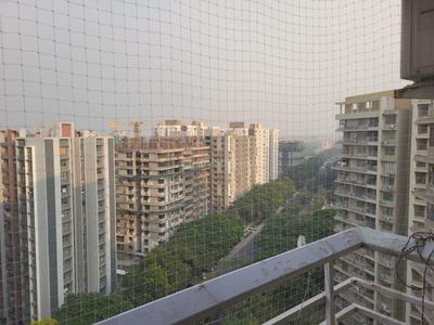 Balcony Image of 1350 Sq.ft 3 BHK Apartment / Flat for rent in Adani The Meadows, Shantigram Ahmedabad for Rs. 45000