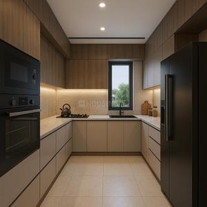 Kitchen Image of 1641 Sq.ft 3 BHK Apartment / Flat for sale in Kalikapur, EM Bypass Kolkata for Rs. 9500000