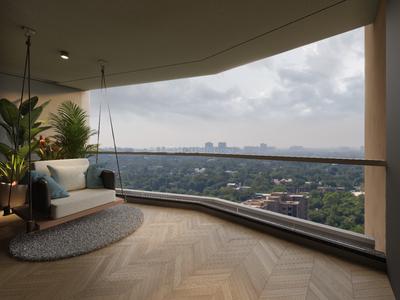 Balcony Image of 2380 Sq.ft 4 BHK Apartment / Flat for sale in Narayan Vihar Jaipur for Rs. 16400000