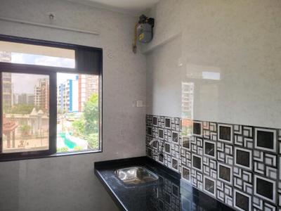 Kitchen Image of 708 Sq.ft 1 BHK Apartment / Flat for rent in Kavya Hill View, Kasarvadavali Thane for Rs. 16005