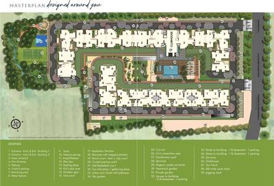 Image of 1062 Sq.ft 2 BHK Apartment / Flat for sale in Purva Zenium 2, Hosahalli, Bengaluru for Rs. 12800000