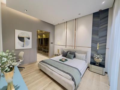 Bedroom Image of 1500 Sq.ft 3 BHK Apartment / Flat for sale in City One Vezdaa, Kiwale Pune for Rs. 12600000