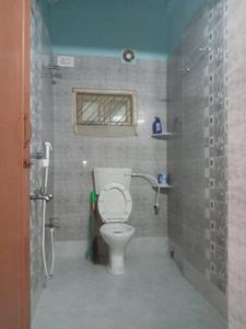 Common Bathroom Image of 1250 Sq.ft 3 BHK Independent House for rent in Chinar Park Kolkata for Rs. 15000
