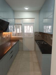 Kitchen Image of 606 Sq.ft 1 BHK Apartment / Flat for rent in Prestige Jindal City, Anchepalya Bengaluru for Rs. 30000