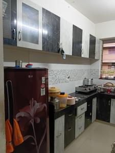 Kitchen Image of 1080 Sq.ft 2 BHK Apartment / Flat for rent in Aatrey Ivaan, Nana Chiloda Ahmedabad for Rs. 17000