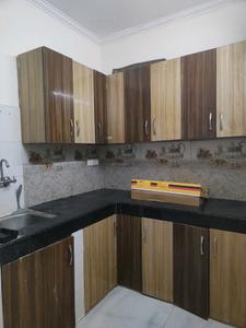 Kitchen Image of 500 Sq.ft 1 BHK Builder Floor for rent in Dwarka Mor New Delhi for Rs. 12500